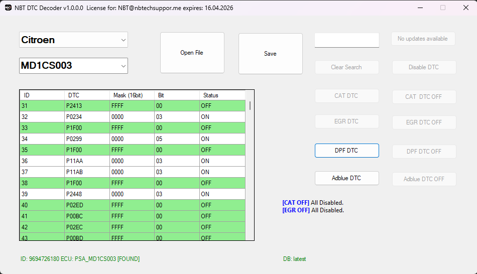 NBT_DTC_Decoder_EGR_DTC